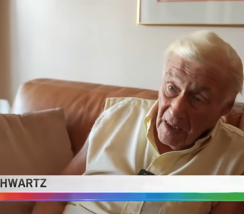 Elderly man Larry Schwartz
